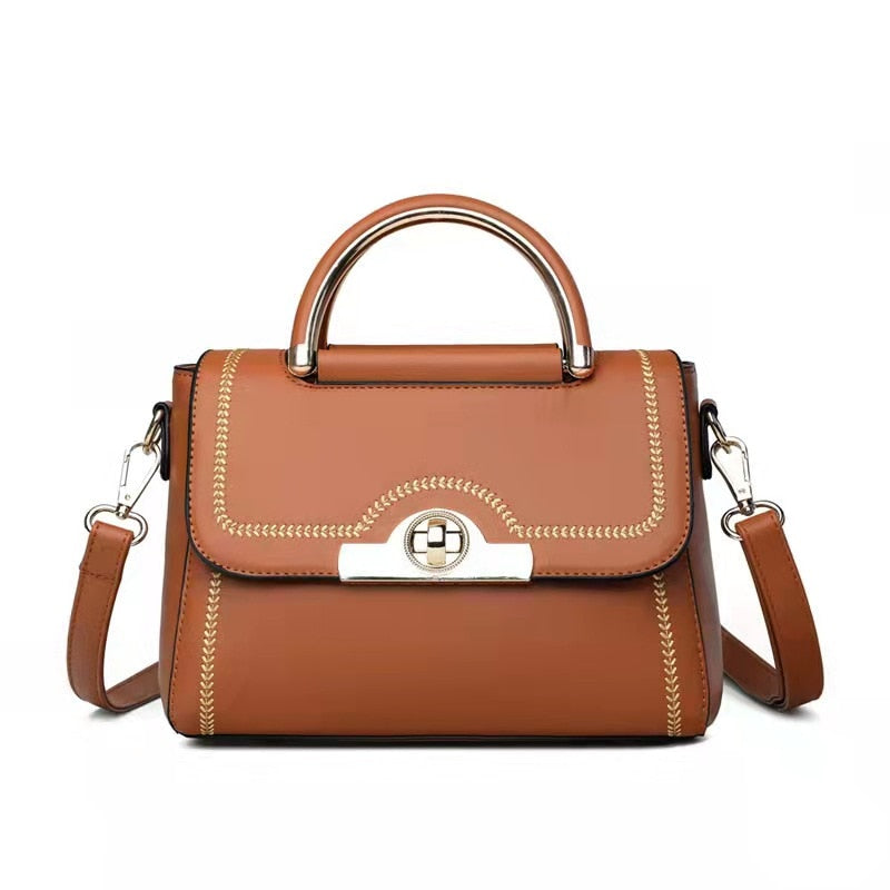 Bag Women New Trendy Fashion Simple Handbag Wild Casual Ladies One-Shoulder Messenger Bag