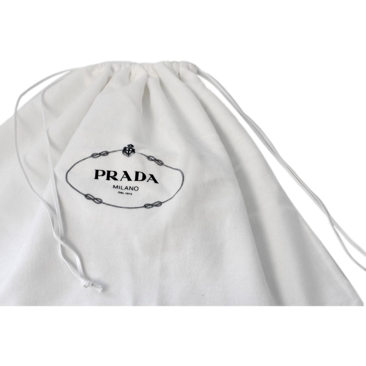 Prada Arqué Re-Nylon and Brushed Leather Black Shoulder Bag