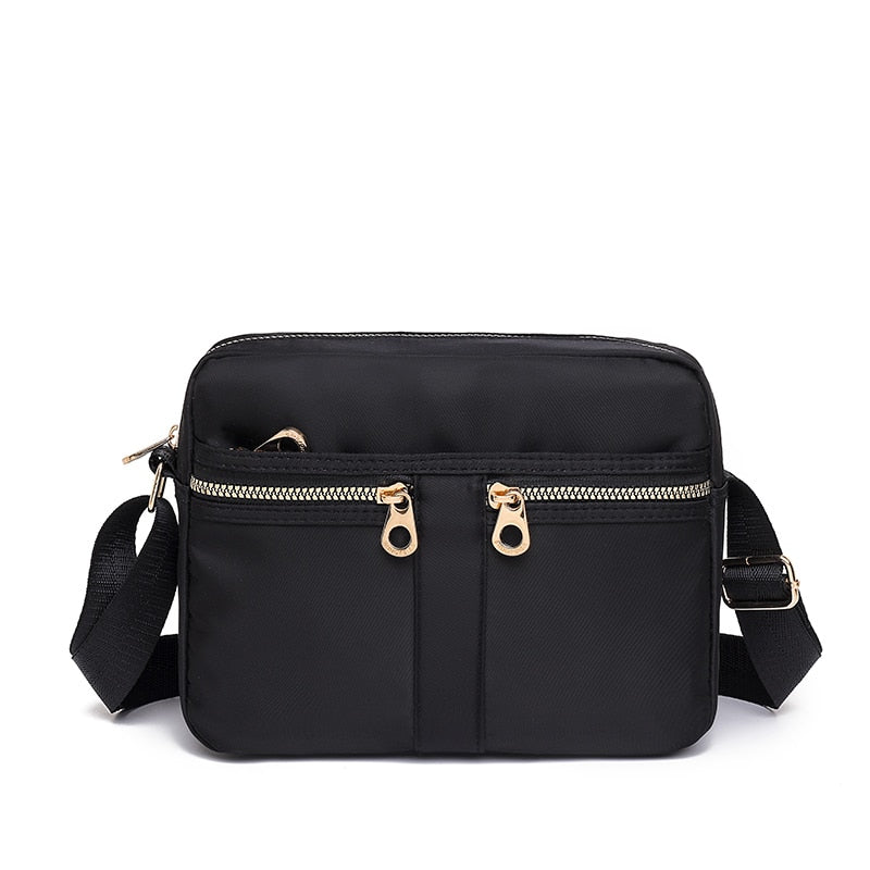 Fashion Multi-pocket Design Ladies Shoulder Bag High Quality Nylon Women Messenger Bags Solid Color Designer Women's Travel Bag
