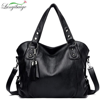 Purses and Handbags Soft Leather Luxury Handbags Women Bags Designer High Quality Casual Tote Female Shoulder Crossbody Bag