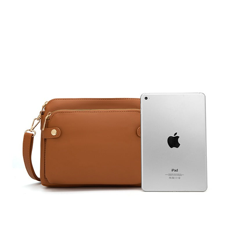 New Fashion Three Layer Leather Messenger Bag
