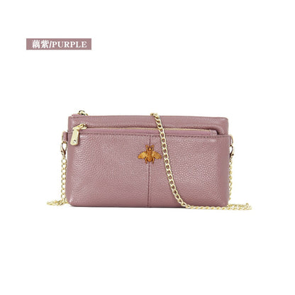 CICICUFF Head Layer Cowhide Messenger Bag New Genuine Leather Hand Bag Retro Shoulder Bag Women Small Chain Cross Body Bags
