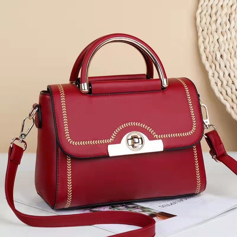Bag Women New Trendy Fashion Simple Handbag Wild Casual Ladies One-Shoulder Messenger Bag