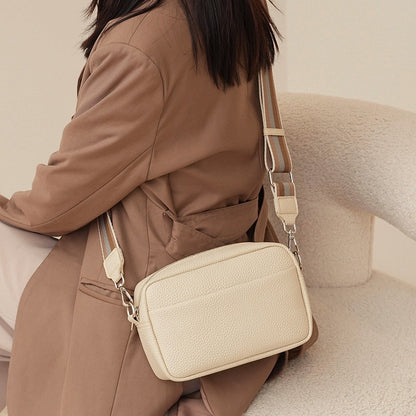 Fashion Women's Bag New Solid PU Crossbody Bag Small Shoulder Bag Small Square Bag