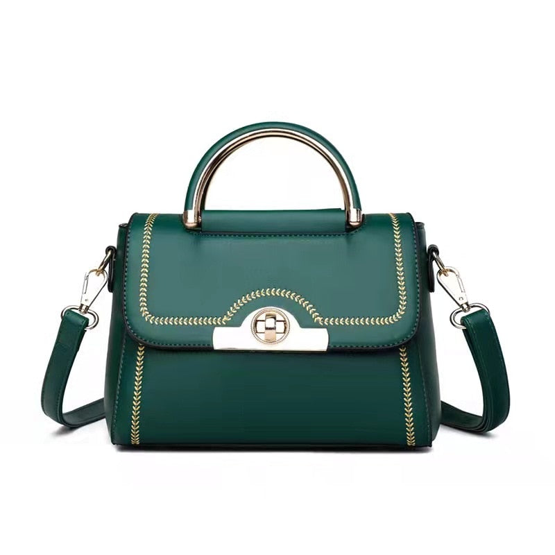 Bag Women New Trendy Fashion Simple Handbag Wild Casual Ladies One-Shoulder Messenger Bag