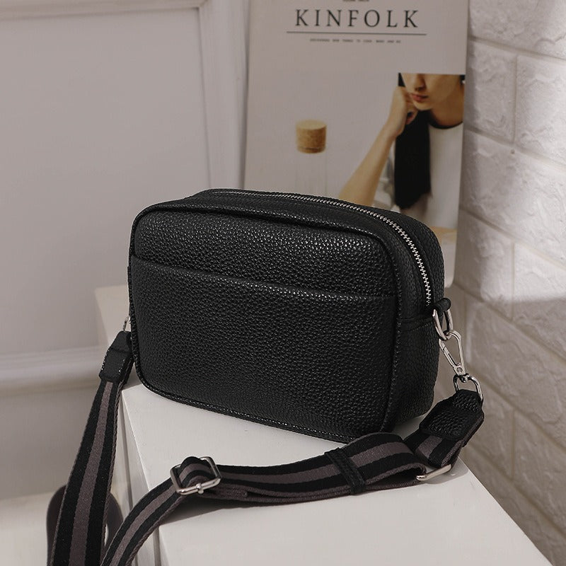 Fashion Women's Bag New Solid PU Crossbody Bag Small Shoulder Bag Small Square Bag