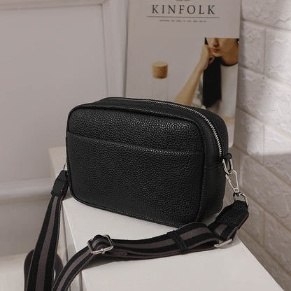 Fashion Women's Bag New Solid PU Crossbody Bag Small Shoulder Bag Small Square Bag