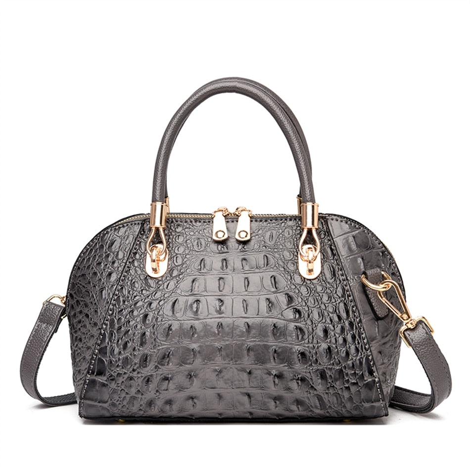 Luxury Designer Ladies Handbag Crocodile Pattern Women Tote Oblique Bag European and American Style Messenger Shoulder Large