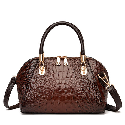 Luxury Designer Ladies Handbag Crocodile Pattern Women Tote Oblique Bag European and American Style Messenger Shoulder Large