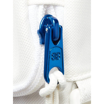 Balenciaga Nasa Logo Phone Holder Crossbody Bag White Recycled Nylon