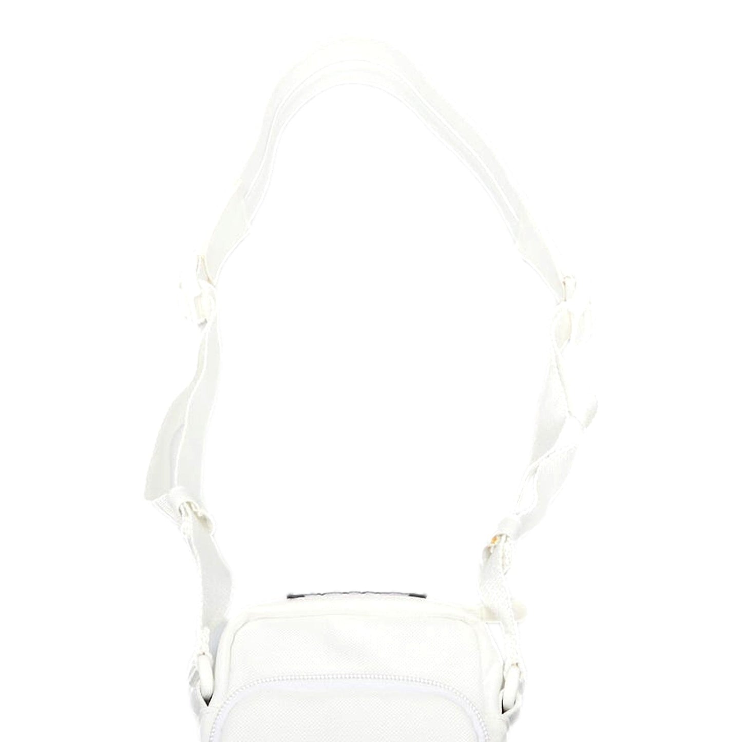 Balenciaga Nasa Logo Phone Holder Crossbody Bag White Recycled Nylon
