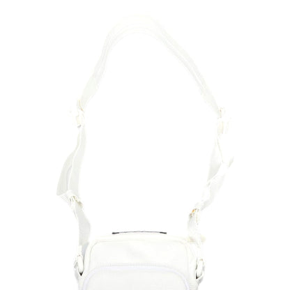 Balenciaga Nasa Logo Phone Holder Crossbody Bag White Recycled Nylon