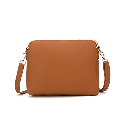 New Fashion Three Layer Leather Messenger Bag