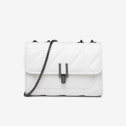 Diamond chain bag, one shoulder crossbody bag, fashionable and versatile, large capacity