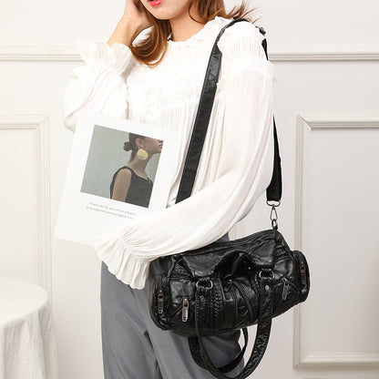 Vintage women's handbag large capacity single shoulder crossbody bag
