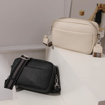 Fashion Women's Bag New Solid PU Crossbody Bag Small Shoulder Bag Small Square Bag