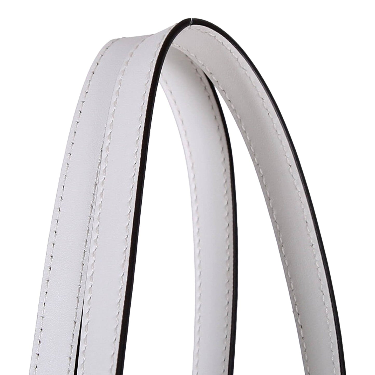 Fendi FF Canvas Leather Black and White Turn Lock X-Tote