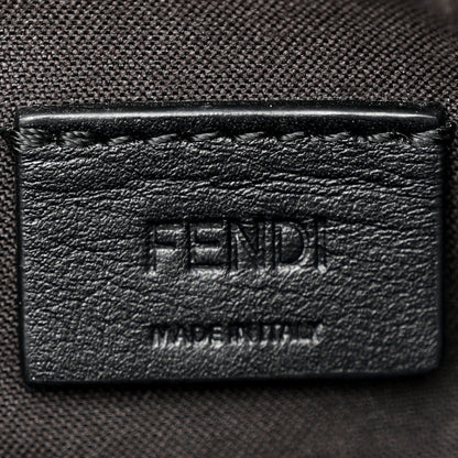 Fendi F is Fendi Brown Zucca Embossed Leather Envelope Wallet on Chain with Pouches