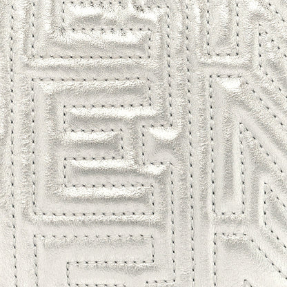 Fendi x Marc Jacobs Fendigraphy Silver Mini Hobo Leather Bag