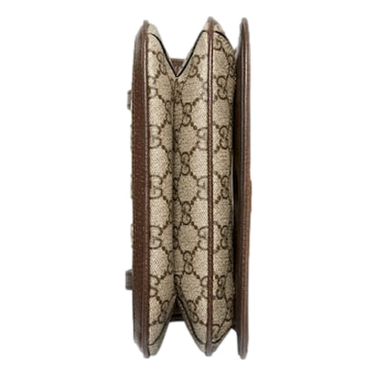 Gucci Blondie GG Supreme Canvas Brown Belt Bag Size 65