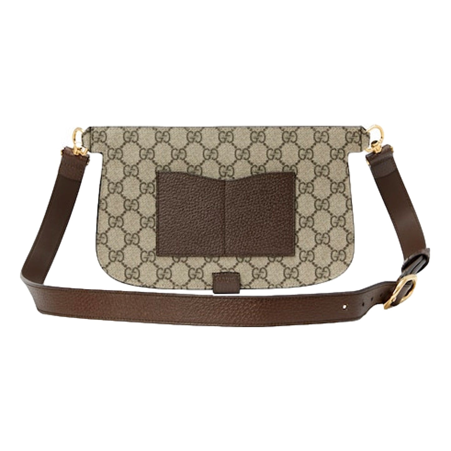 Gucci GG Supreme Blondie Canvas Belt Bag Brown Beige Size 110