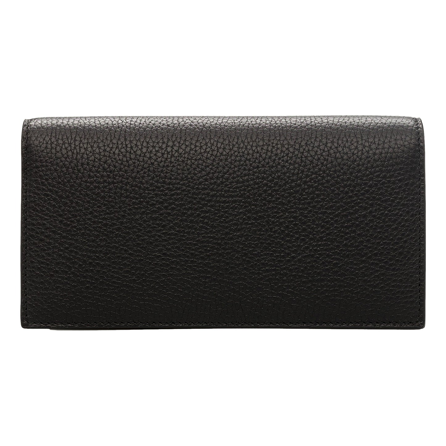 Gucci Interlocking Double G Python Leather Bow Chain Wallet Black