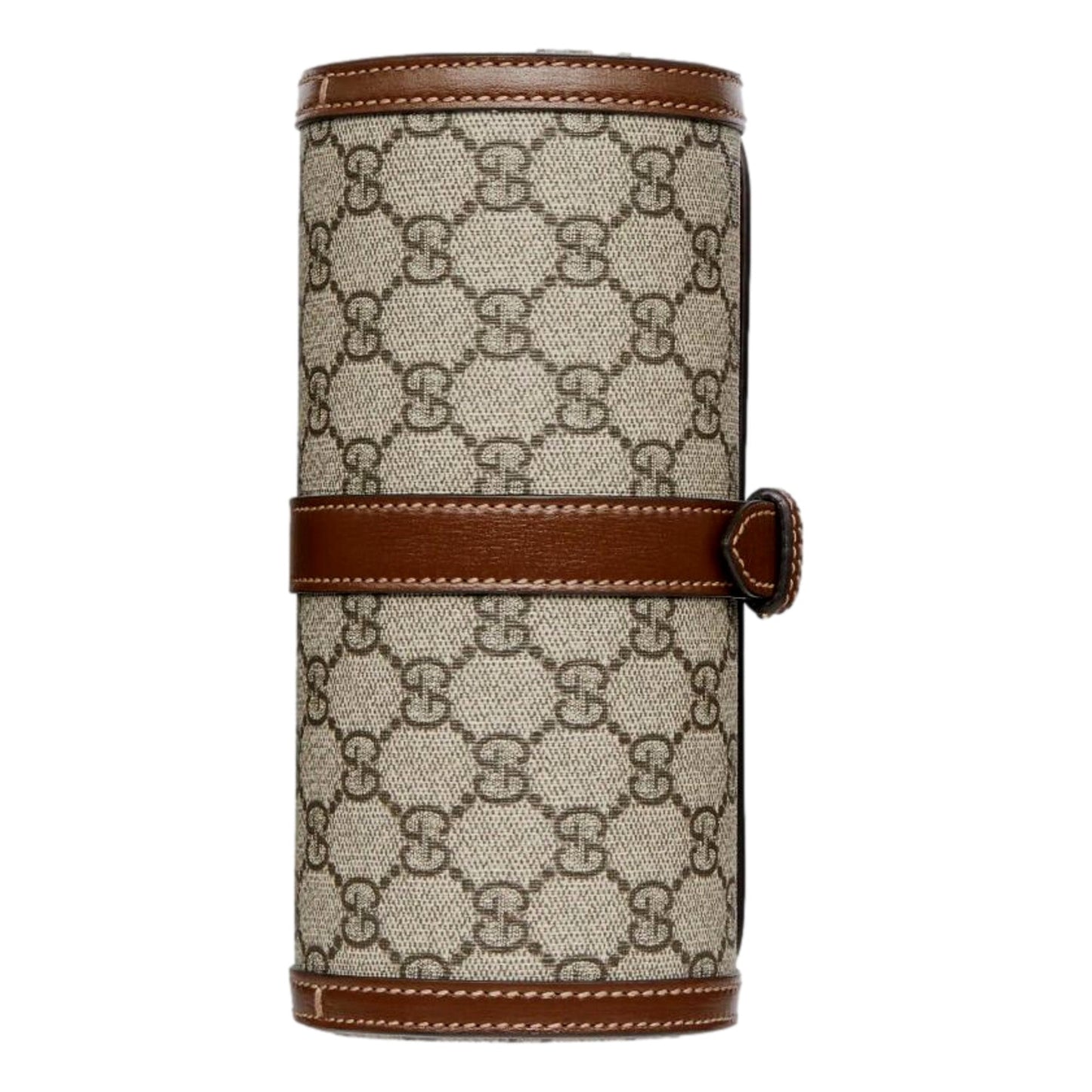 Gucci GG Supreme Canvas Leather Beige Brown Watch Case