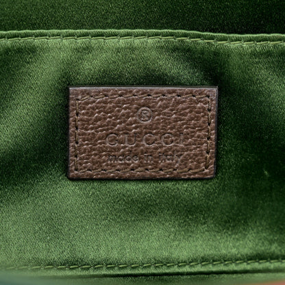 Gucci Horsebit Supreme Canvas Web Stripe Small Chain Shoulder Bag