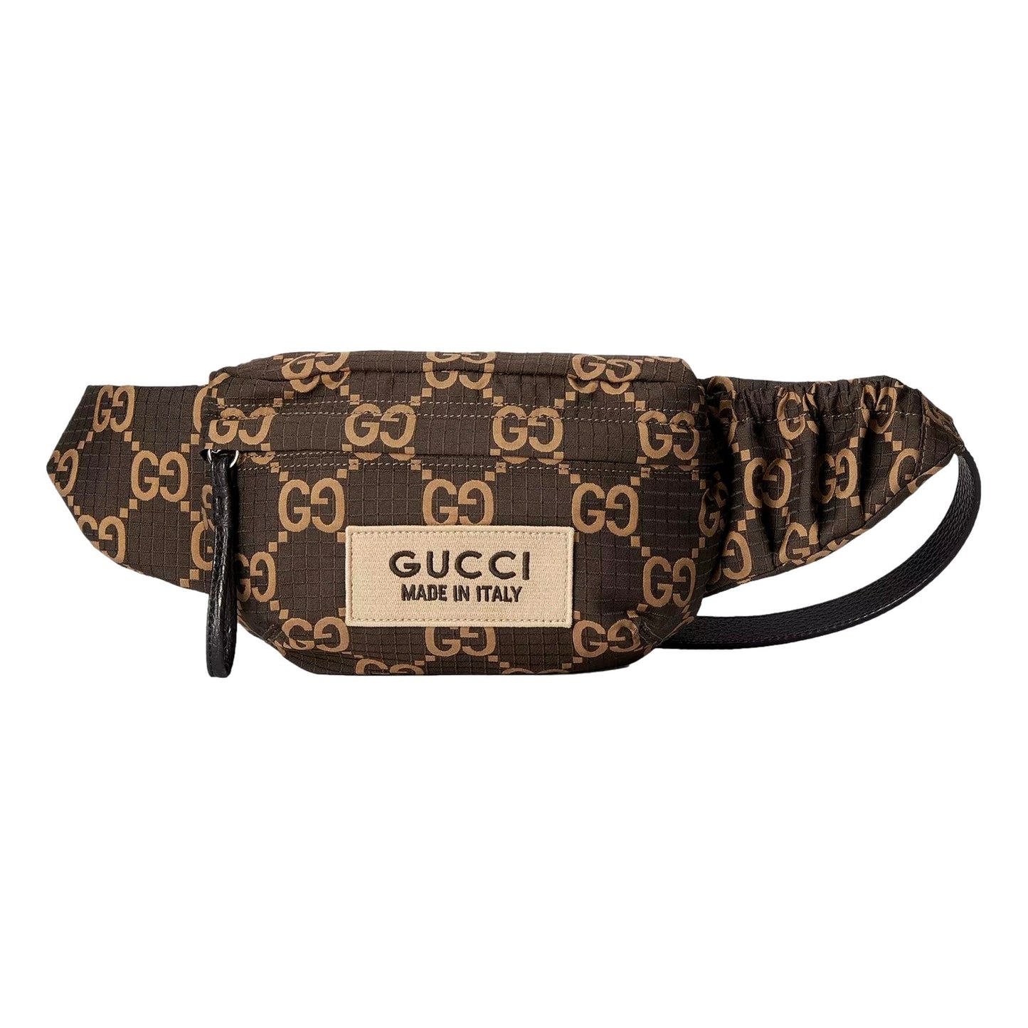 Gucci GG Ripstop Waist Bag Beige and Brown