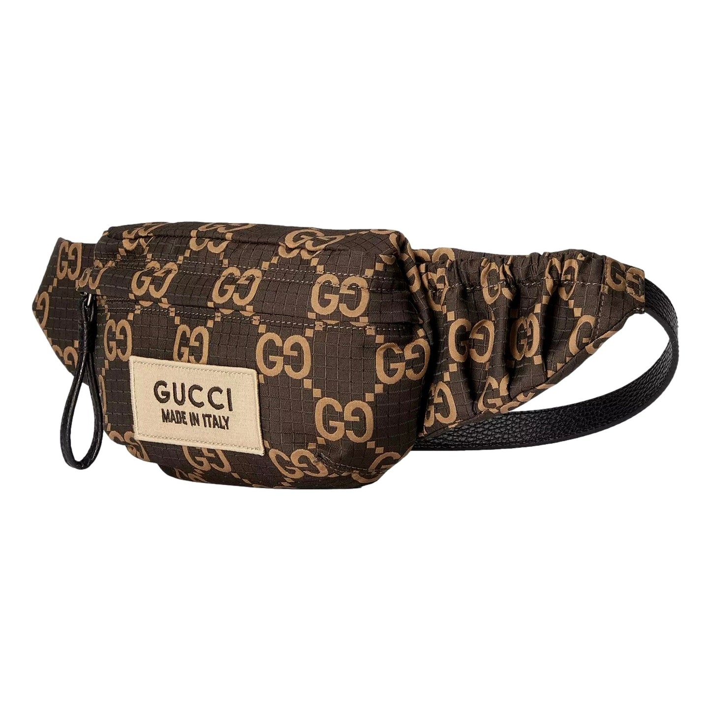 Gucci GG Ripstop Waist Bag Beige and Brown