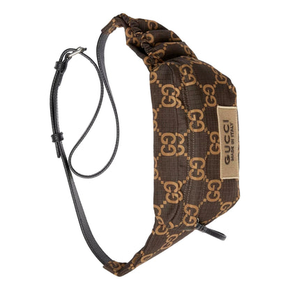Gucci GG Ripstop Waist Bag Beige and Brown