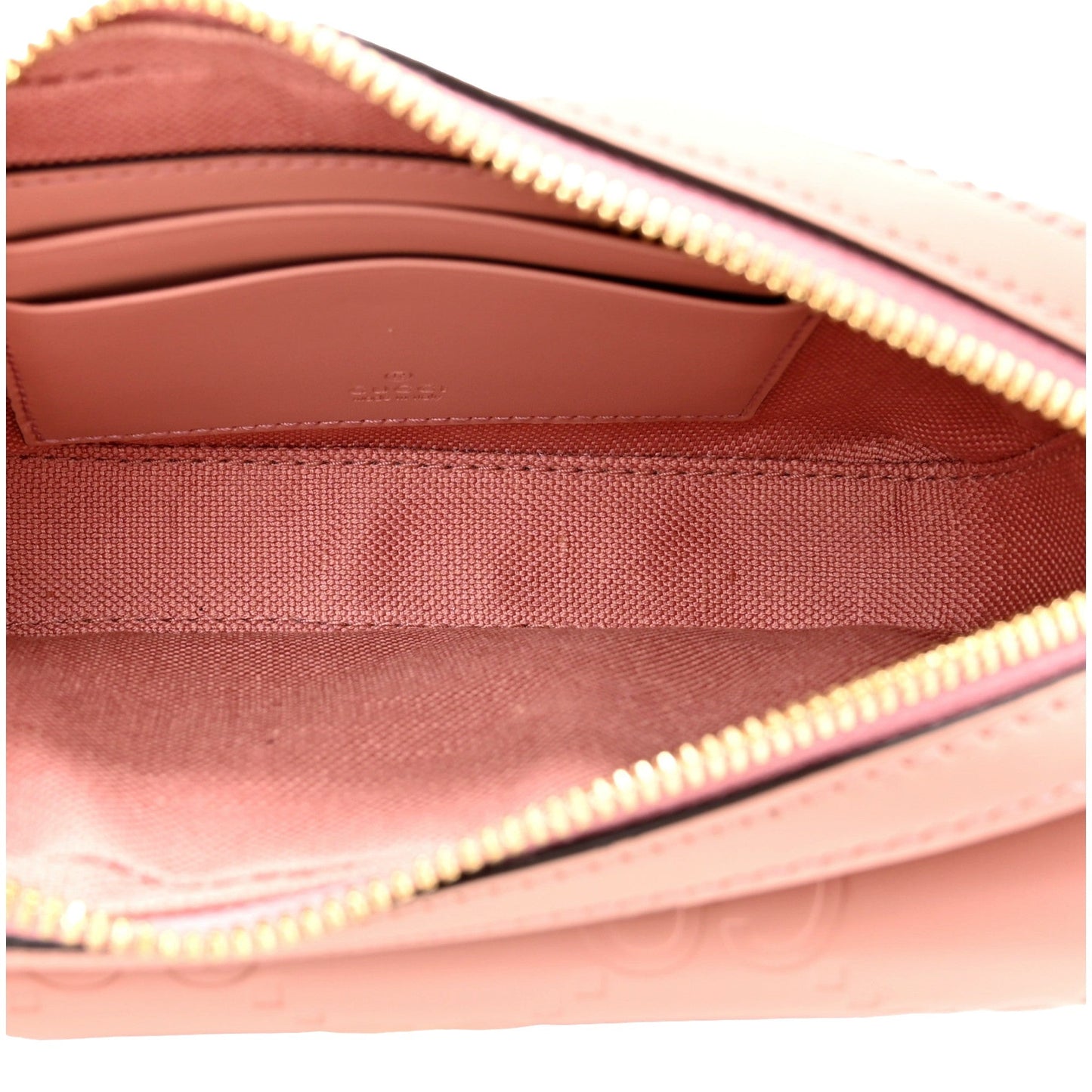 Gucci Gilbert Calfskin Mini Envelope Pink Crossbody Bag