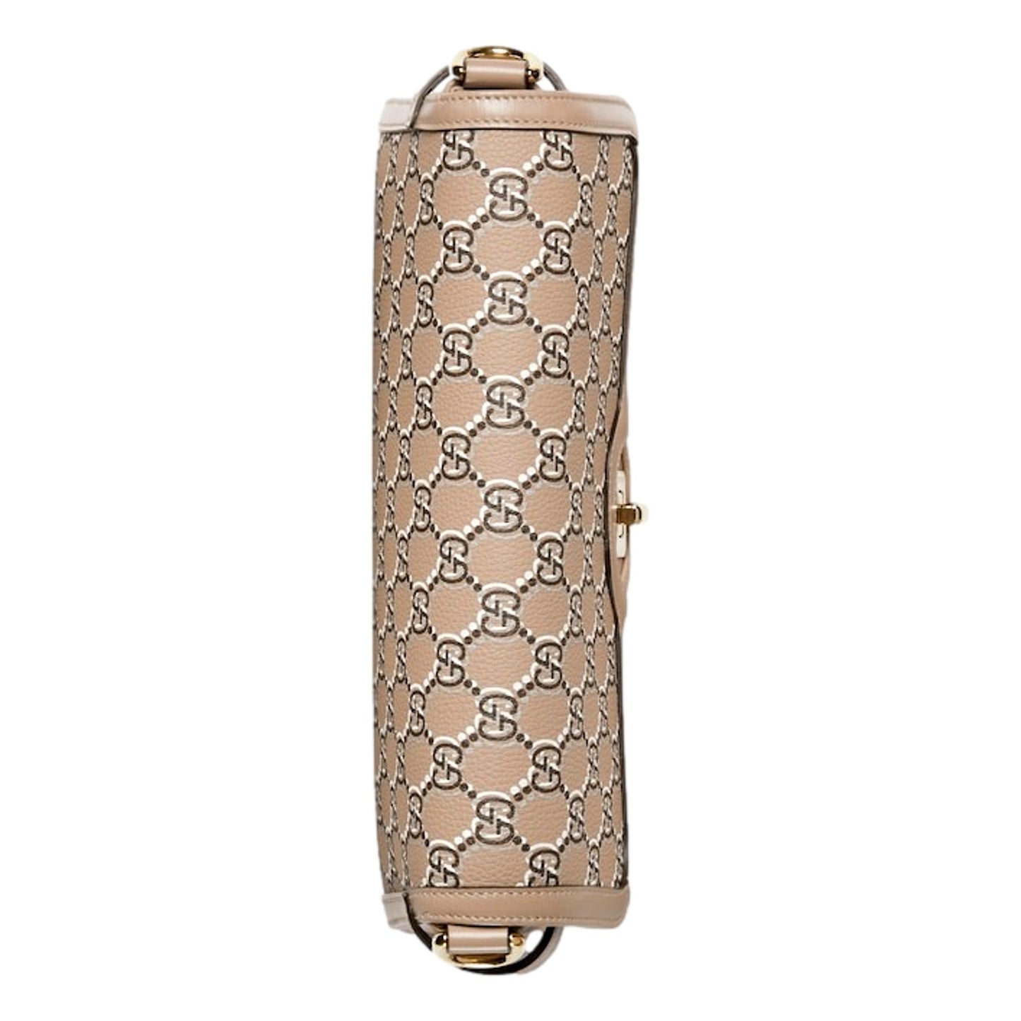 Gucci Luce Optical Printed GG Leather Beige Shoulder Bag