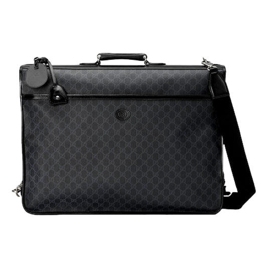 Gucci Supreme Interlocking GG Supreme Black Garment Bag Holdall