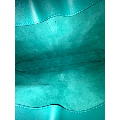 Gucci Jackie Python Leather Green Purple Large Shoulder Bag