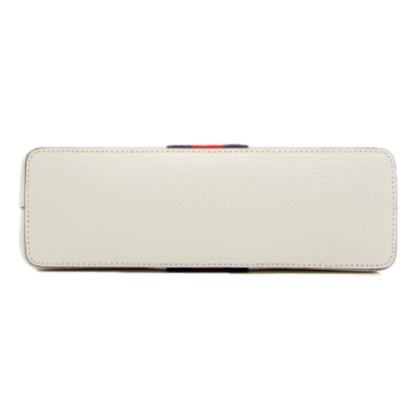 Gucci Ophidia Dome Sherry Leather Web Stripe Cream White Crossbody Handbag