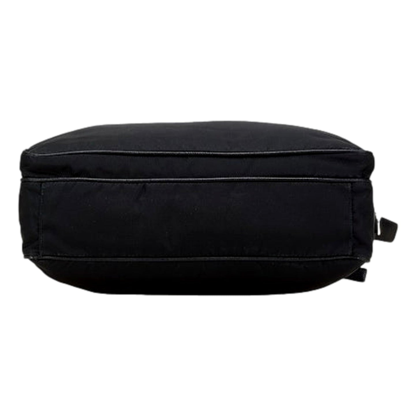 Prada Re-Nylon Black Nylon and Saffiano Large Crossbody Tote Bag