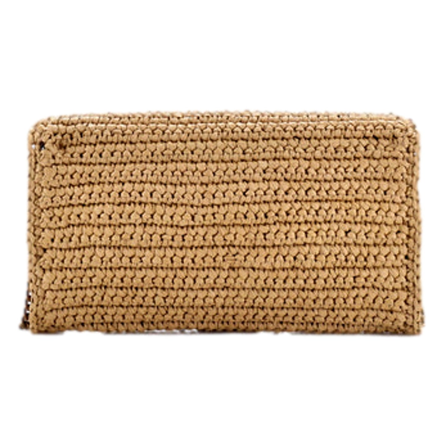 Saint Laurent Kate 99 YSL Beige Raffia Woven Crossbody with Tassel