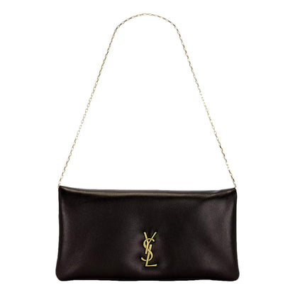 Saint Laurent YSL Mini Calypso Soft Leather Black Shoulder Bag