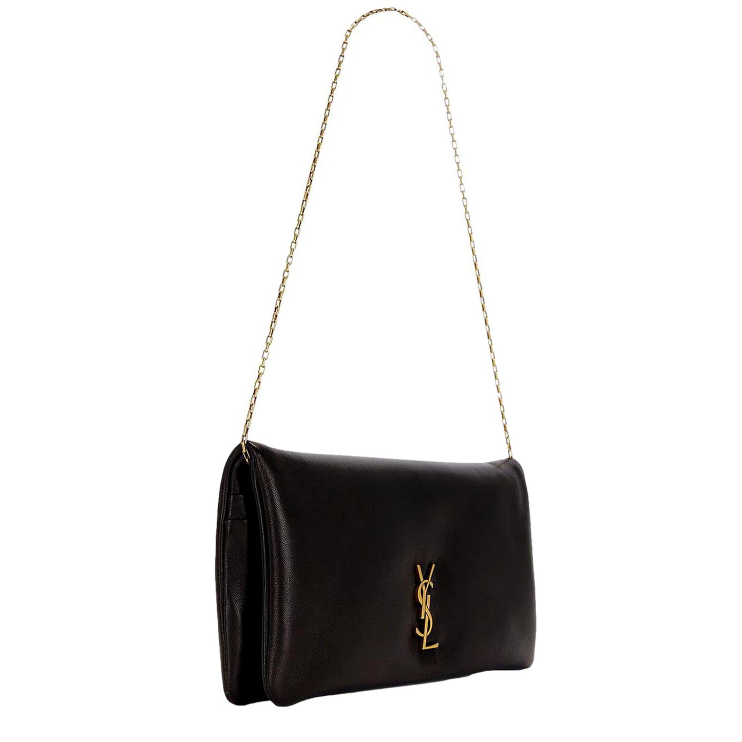 Saint Laurent YSL Mini Calypso Soft Leather Black Shoulder Bag