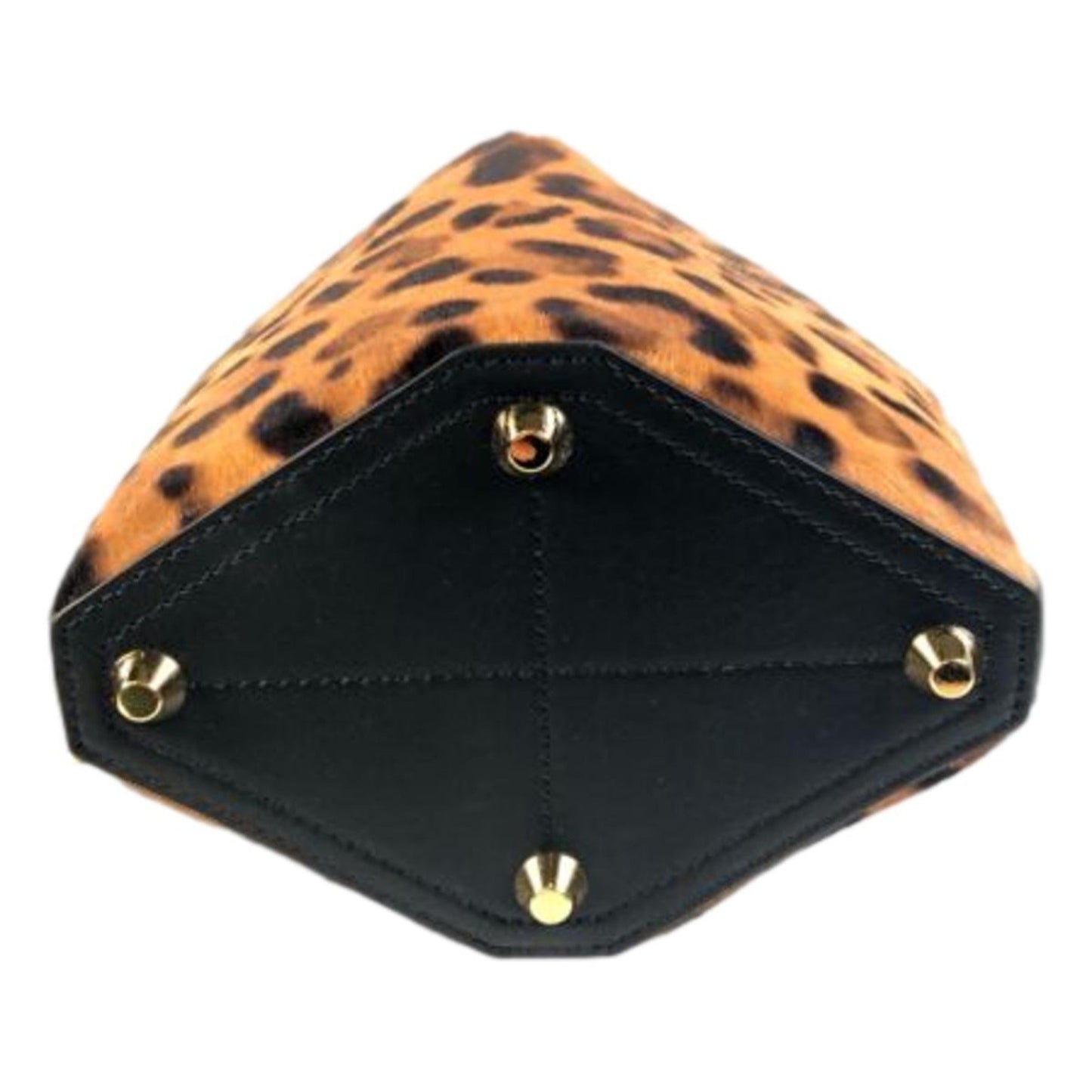 Alexander McQueen The Bucket Bag Leopard Print Pony Hair