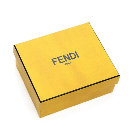 Fendi Canvas FF Embroidery Nano Baguette Charm Beige Multicolor