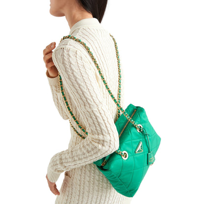 Prada Re-Edition Menta Green 1995 Chaîne Re-Nylon Tote Bag