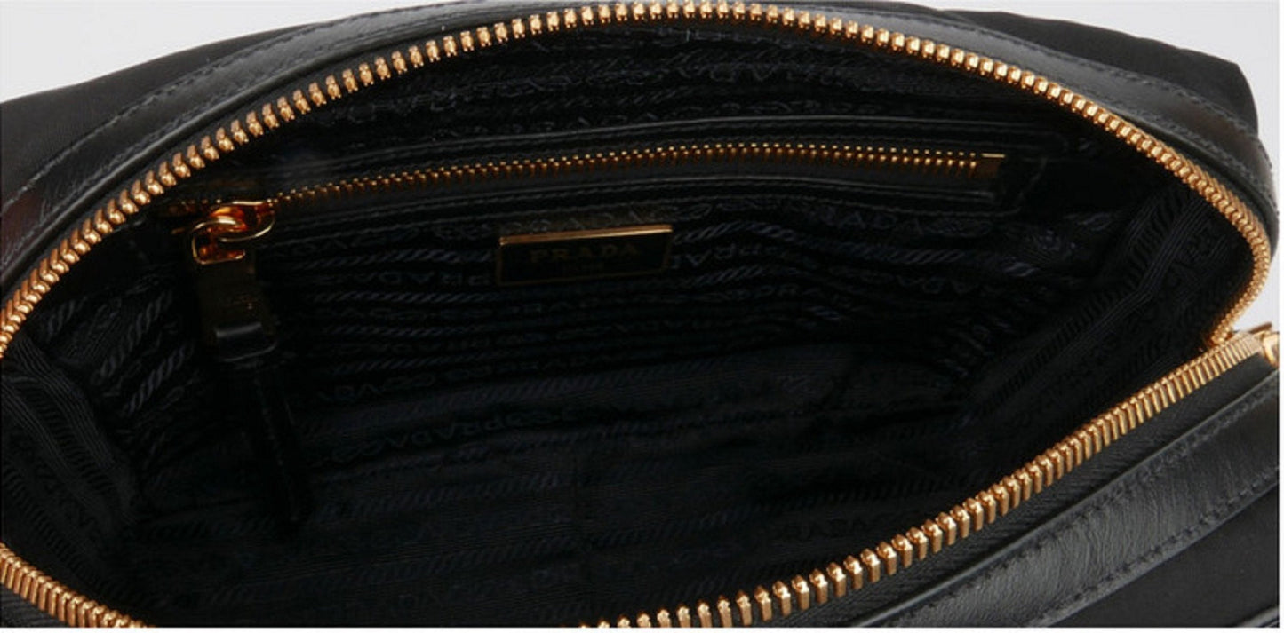 Prada Black Tessuto Nylon Crossbody 1BH089