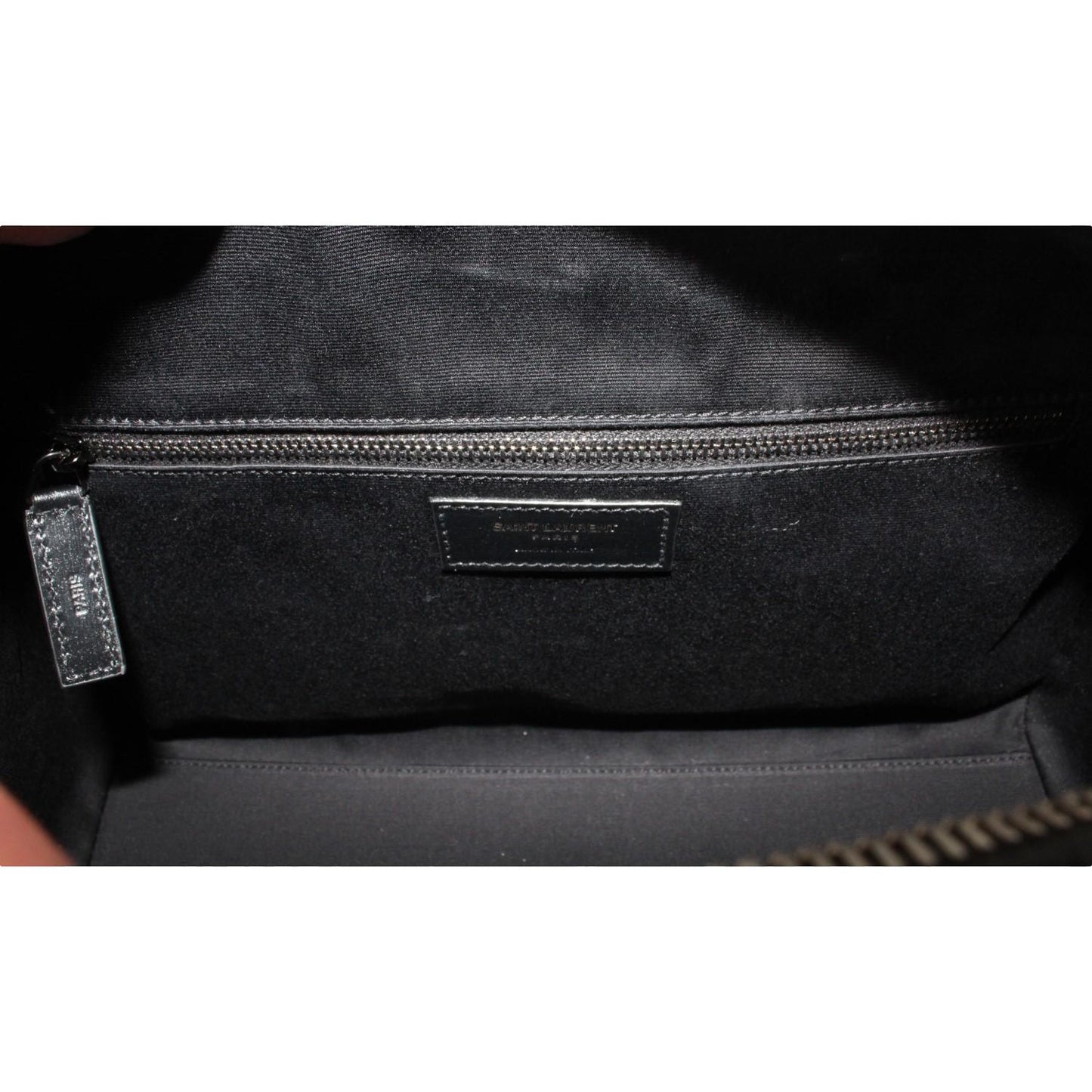 Saint Laurent 12 Hour Calfskin Leather Pony Hair Duffle Bag