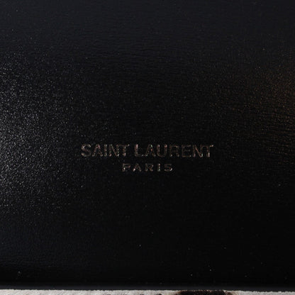 Saint Laurent 12 Hour Calfskin Leather Pony Hair Duffle Bag