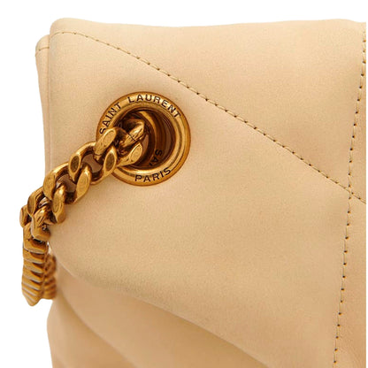 Saint Laurent Lou Puffer Medium Shoulder Bag in Quilted Leather