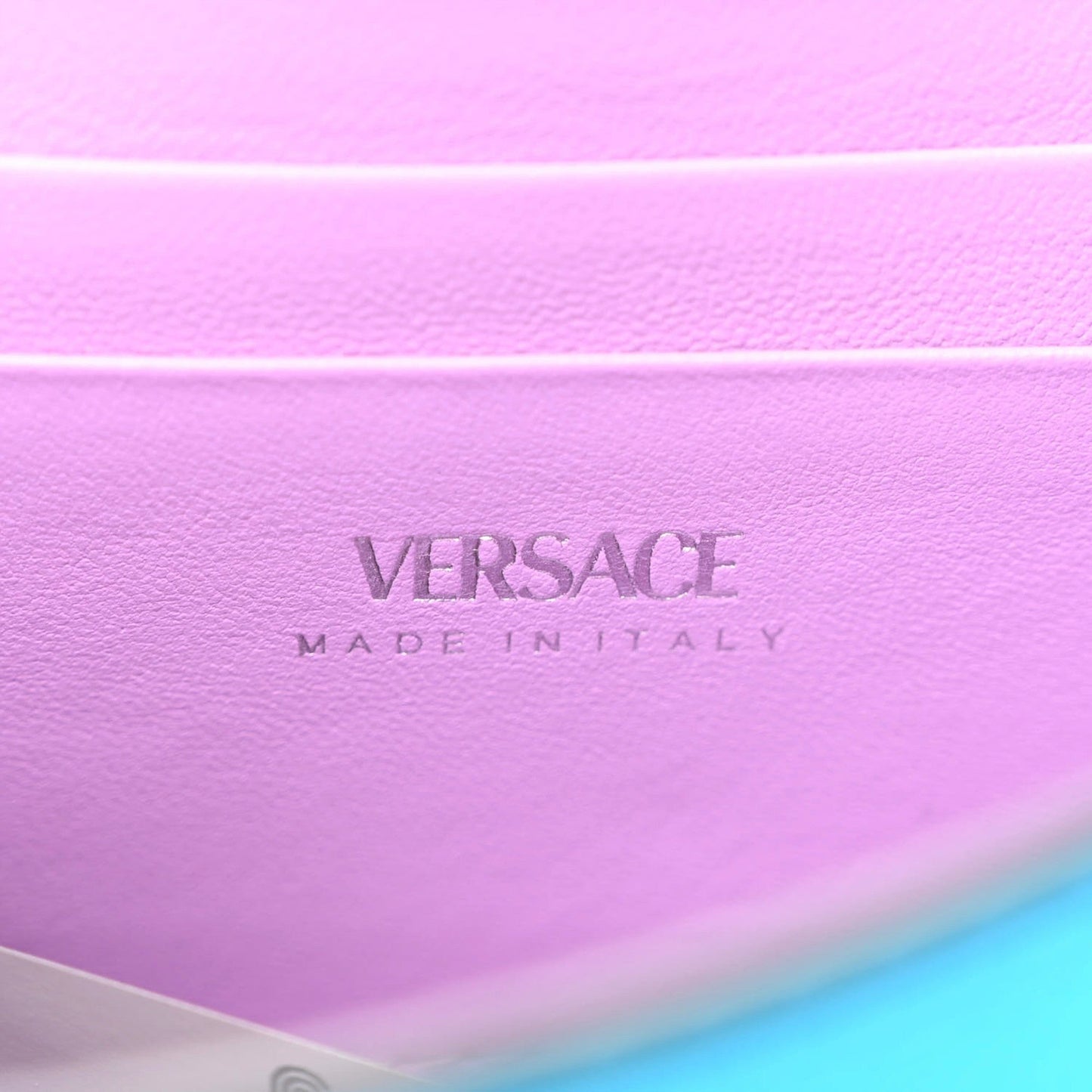 Versace Blue La Medusa Mini Top-Handle Bag